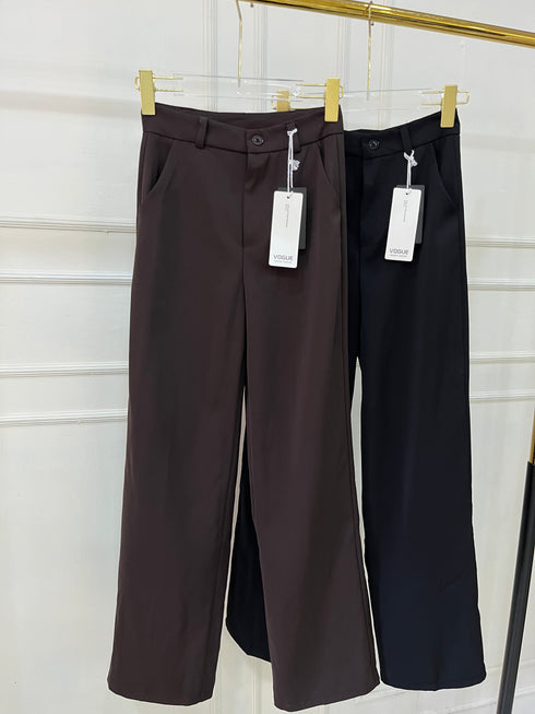 Women Straight Cut Formal Trousers